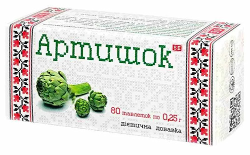 Артишок таблетки,№80/Artichoke tabl, №80