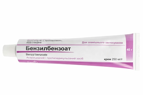 Бензилбензоат крем, 40 г в тубе/Benzilbenzoat cream, 40g