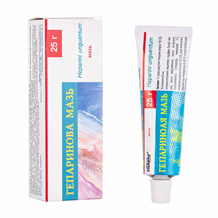 Гепариновая мазь, 25 g/Geparinovaya maz