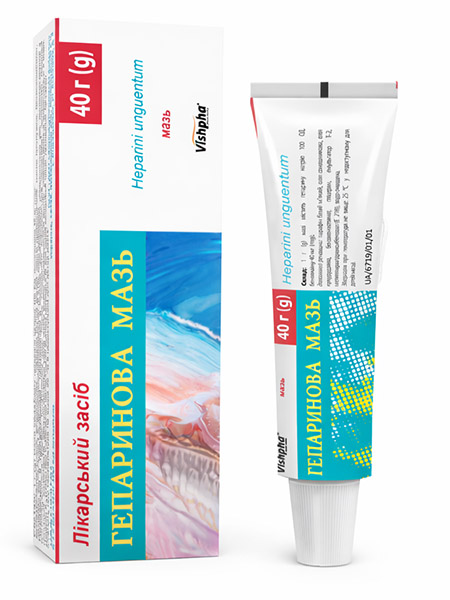 Гепариновая мазь, 40 g/Geparinovaya maz_40g